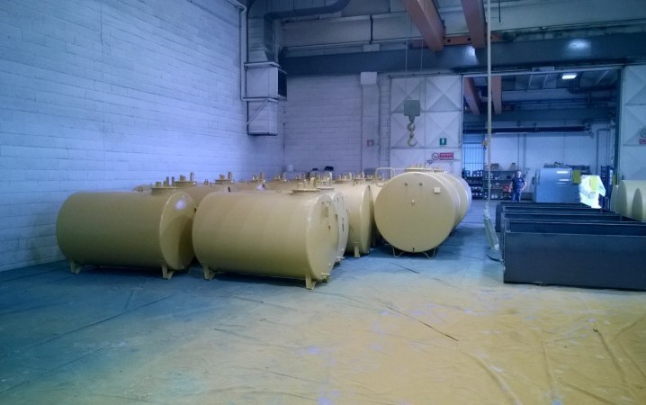 Fuel, water, underground tanks